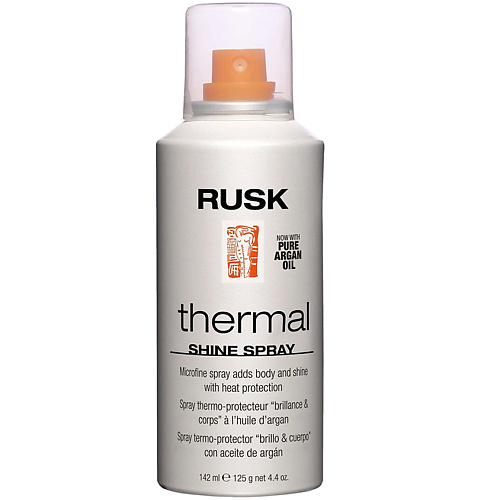 RUSK Лак для волос термозащитный для блеска Thermal Shine Spray rusk средство для глубокого восстановления волос deepshine keratin care deep penetrating treatment