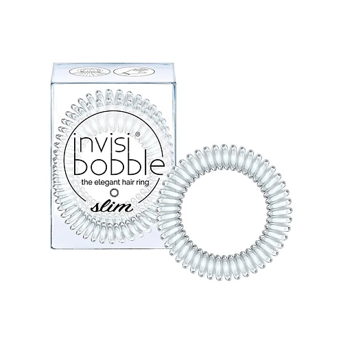 INVISIBOBBLE Резинка-браслет для волос invisibobble SLIM Crystal Clear шампунь и бальзам ополаскиватель для волос clear основной уход 2в1 против перхоти 380 мл
