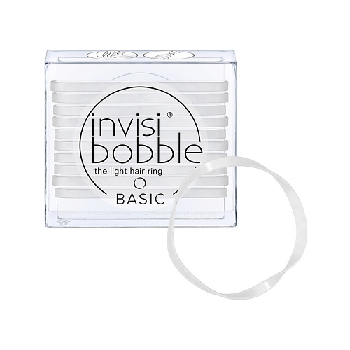 INVISIBOBBLE Резинка для волос invisibobble BASIC Crystal Clear кристаллический пилинг clear crystal peeling ananas al096 60 мл 60 мл