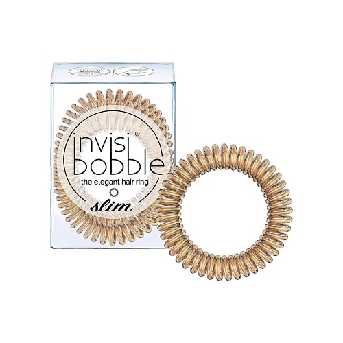 INVISIBOBBLE Резинка-браслет для волос invisibobble SLIM Bronze Me Pretty pretty love ethol эрекционное кольцо с клиторальной подушечкой с вибрацией