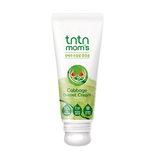 TNTNMOM'S Крем для груди охлаждающий для женщин во время беременности и после родов Cabbage Breast Cream охлаждающий крем после бритья alpha pro