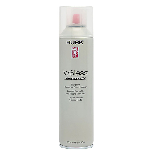 фото Rusk лак для волос сильной фиксации w8less strong hold shaping and control hairspray