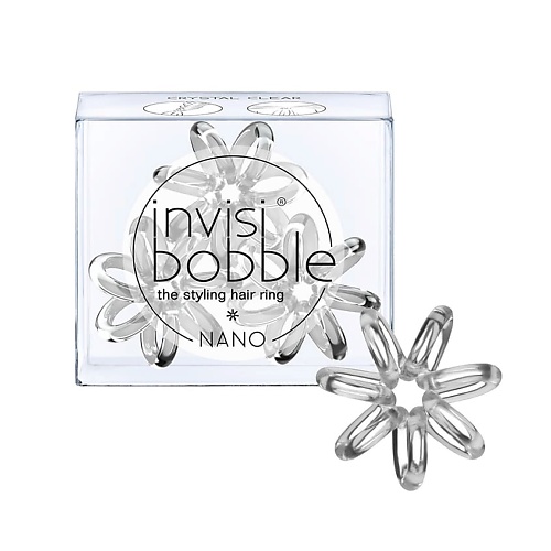 INVISIBOBBLE Резинка для волос invisibobble NANO Crystal Clear nano hd clear anti explosion full screen soft film for ipad air 2020 air 2022 pro 11 inch 2022 2021 2020 2018