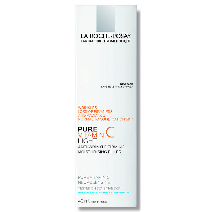 LA ROCHE-POSAY Redermic C Антивозрастной крем-филлер для кожи лица, для заполнения морщин, с витамином С и гиалуроновой кислотой, фото 2