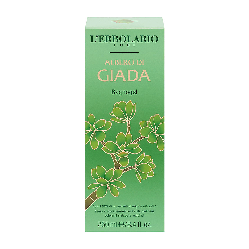 фото Lerbolario гель для душа с нефритовым цветком jade plant bath gel