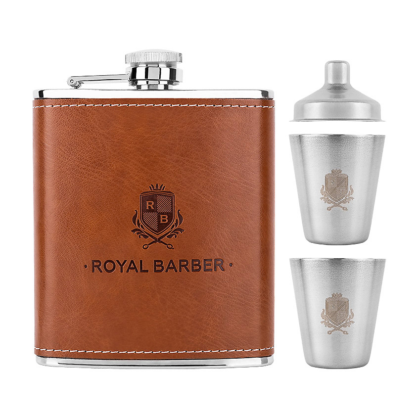 фото Royal barber набор для мужчин с флягой