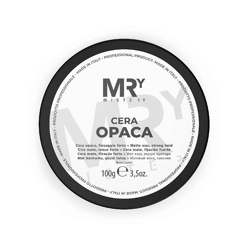 фото Mry mistery воск для укладки волос матовый сильной фиксации cera opaca