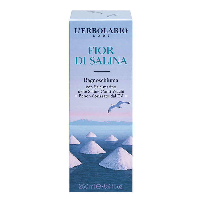 фото Lerbolario гель для душа с цитрусово-акватическим ароматом fior di salina shower gel