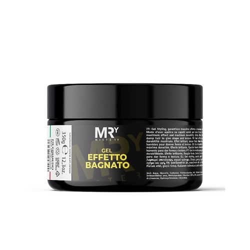MRY MISTERY Гель для укладки волос с глянцевым эффектом Gel Effetto Bagnato chi крем гель моделирующий для укладки волос styling cream gel