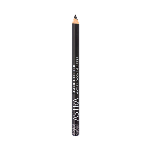 ASTRA Карандаш для глаз Black glitter контурный стойкий контурный карандаш для глаз intense look eye pencil 212014 40 таинственный коричневый 1 44 г