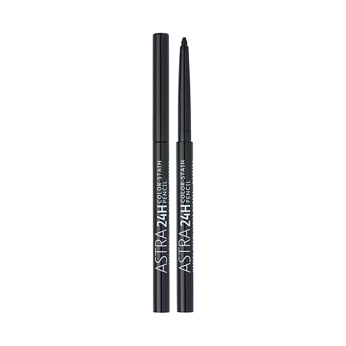 ASTRA Карандаш для глаз Color-stain 24H, контурный контурный карандаш для губ eveline cosmetics max intense 26 runway plum 6 шт