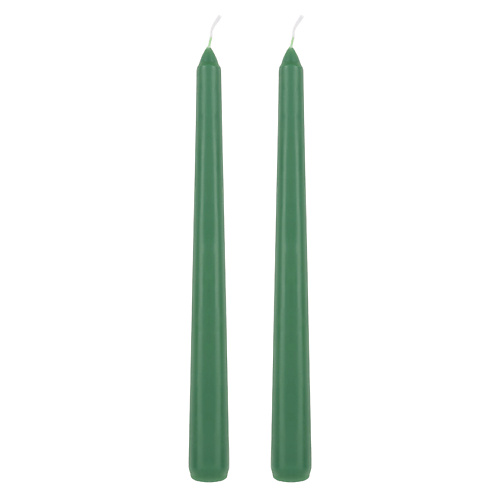 цена Набор декоративных свечей LETOILE HOME Свечи конусные зеленые