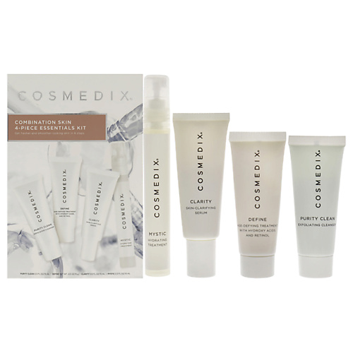 COSMEDIX Набор для лица для комбинированной и жирной кожи Combination Skin Essentials Kit cosmedix набор для ухода за возрастной кожей age defying skin essentials kit