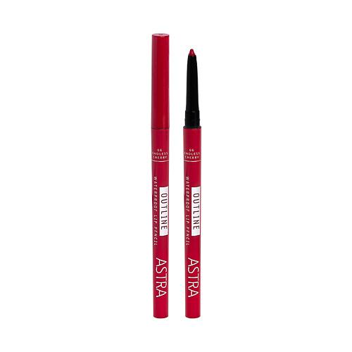 ASTRA Контурный карандаш для губ Outline Waterproof Lip Pencil карандаш astra make up для губ outline waterproof lip pencil 03 quick brick