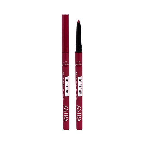 ASTRA Контурный карандаш для губ Outline Waterproof Lip Pencil стойкий контурный карандаш для глаз intense look eye pencil 212014 40 таинственный коричневый 1 44 г