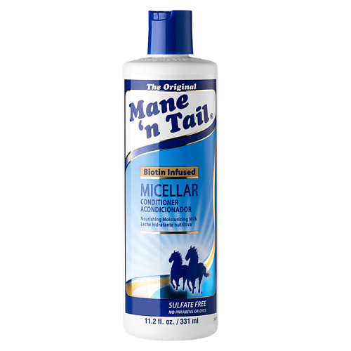 MANE'N TAIL Кондиционер для волос мицеллярный Micellar Conditioner black milk бальзам для волос с протеинами horse mane 200 0