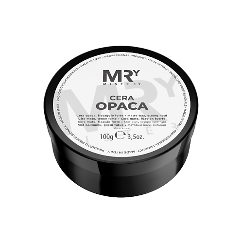 MRY MISTERY Воск для укладки волос матовый сильной фиксации Cera Opaca матовый воск amaro matte pomade