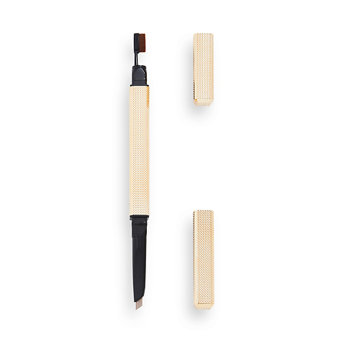 REVOLUTION PRO Карандаш для бровей контурный со щеточкой ROCKSTAR BROW STYLER карандаш для бровей eye brow pencil 6 087 02 2 темно коричневый 1 г