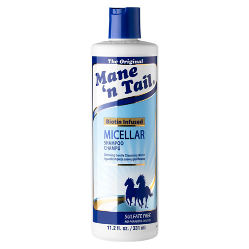 MANE'N TAIL Шампунь для волос мицеллярный Micellar Shampoo revlon professional шампунь мицеллярный для поврежденных волос recovery restorative micellar shampoo restart 250 мл