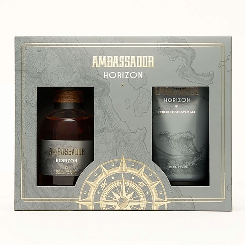 AMBASSADOR Парфюмерно-косметический набор Horizon ambassador парфюмерно косметический набор rum bottle
