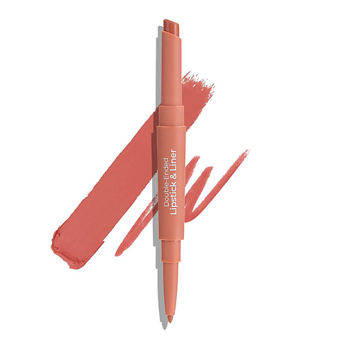 MCOBEAUTY Помада-карандаш для губ 2 в 1 Double-Ended Lipstick & Liner пудровая помада карандаш posh 2 в 1 organic тон l07