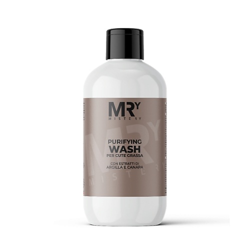 MRY MISTERY Шампунь для жирных волос мужской Purifying Wash tefia шампунь мужской для волос и тела man code 285 мл