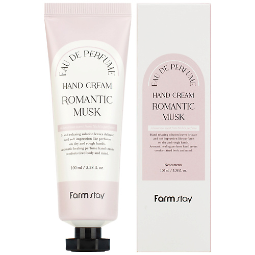 FARMSTAY Крем для рук парфюмированныйс экстрактом вечерней примулы Romantic Musk Hand Cream