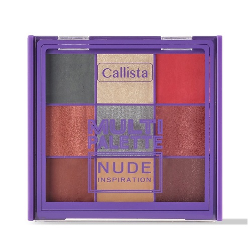 CALLISTA Палетка теней для век Multi Palette палетка из 4 оттенков теней для век eye shadow quattro 6 081 01 01 нюдовые 4 г