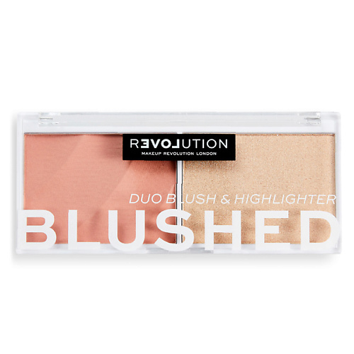 RELOVE REVOLUTION Палетка для макияжа лица Colour Play Blushed Duo палетка для контуринга revolution ultra poweder contour