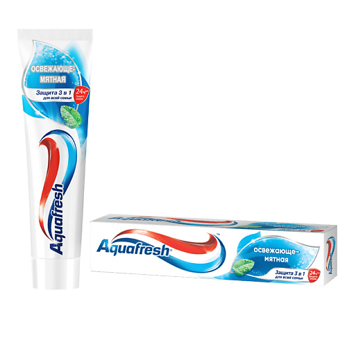 

AQUAFRESH Зубная паста Освежающе-мятная Fresh&Minty, Зубная паста Освежающе-мятная Fresh&Minty