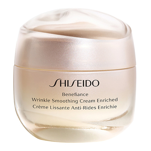 SHISEIDO Питательный крем для лица, разглаживающий морщины Benefiance Wrinkle Smoothing Cream Enriched shiseido маска ночная восстанавливающая ibuki