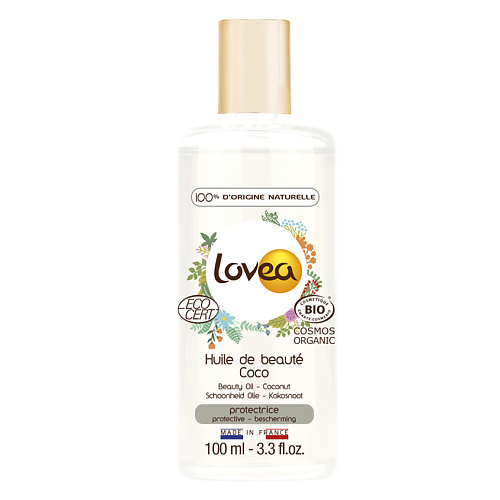 LOVEA Масло кокоса БИО для волос и тела lovea масло для тела сухое с spf 20 dry oil medium protection