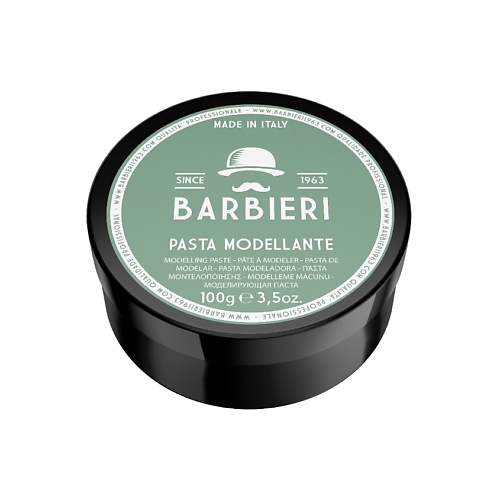 BARBIERI 1963 Паста для укладки волос моделирующая Pasta Modellante моделирующая черная паста beard club
