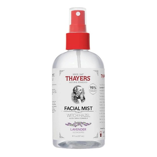 THAYERS Мист для лица без спирта с гамамелисом и лавандой Witch Hazel Lavender Facial Mist fork the witch and the worm