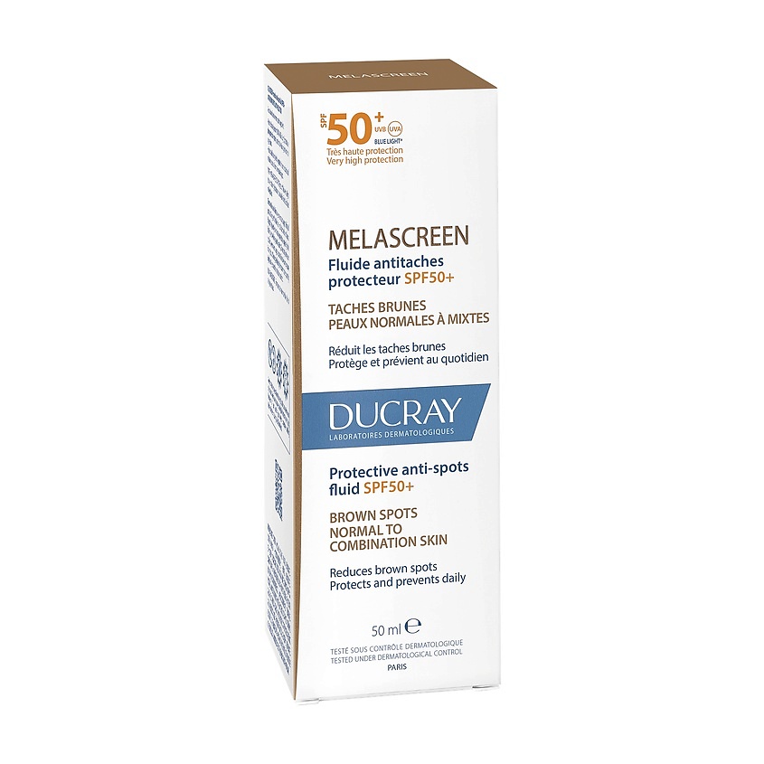 фото Ducray защитный флюид против пигментации spf50+ melascreen