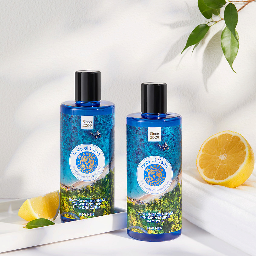 фото Planeta organica шампунь isola di capri perfumed shampoo for men