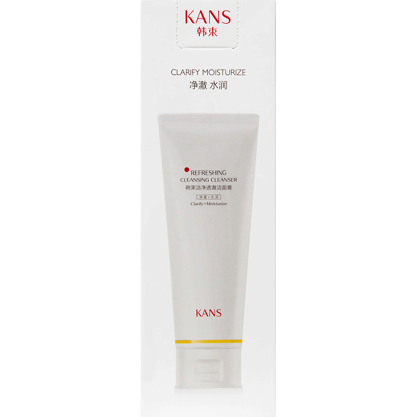 фото Kans освежающая кремовая пенка для умывания refreshing cleansing