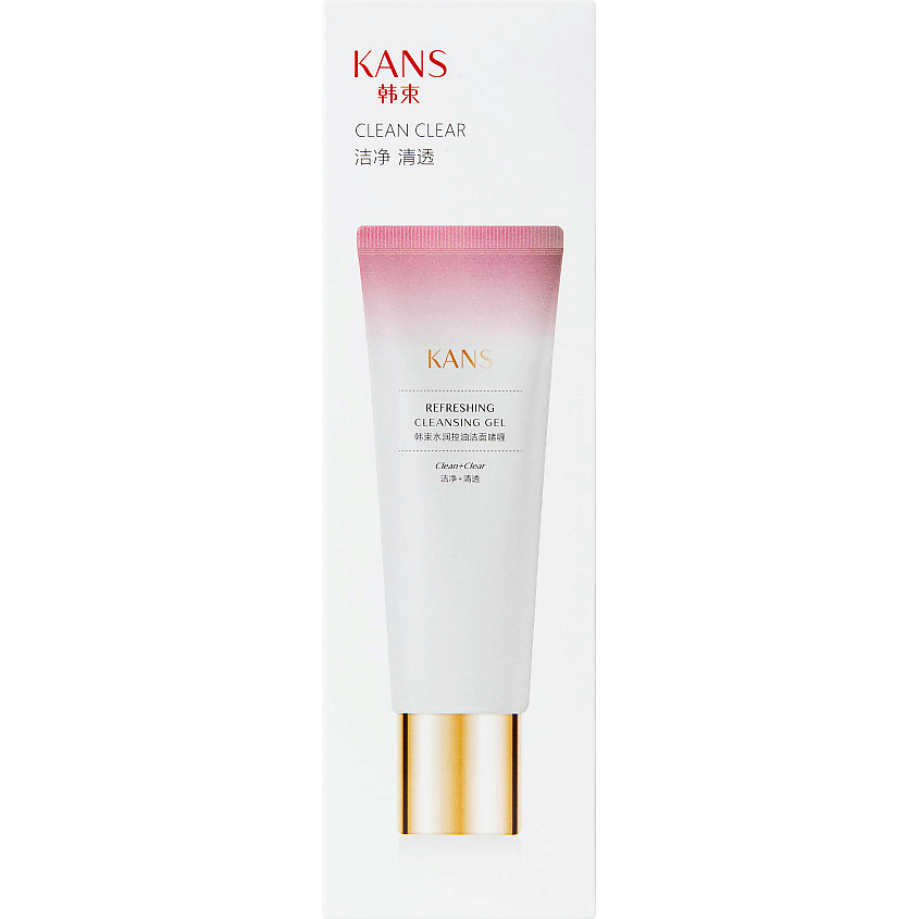 фото Kans освежающий очищающий гель для умывания refreshing cleansing