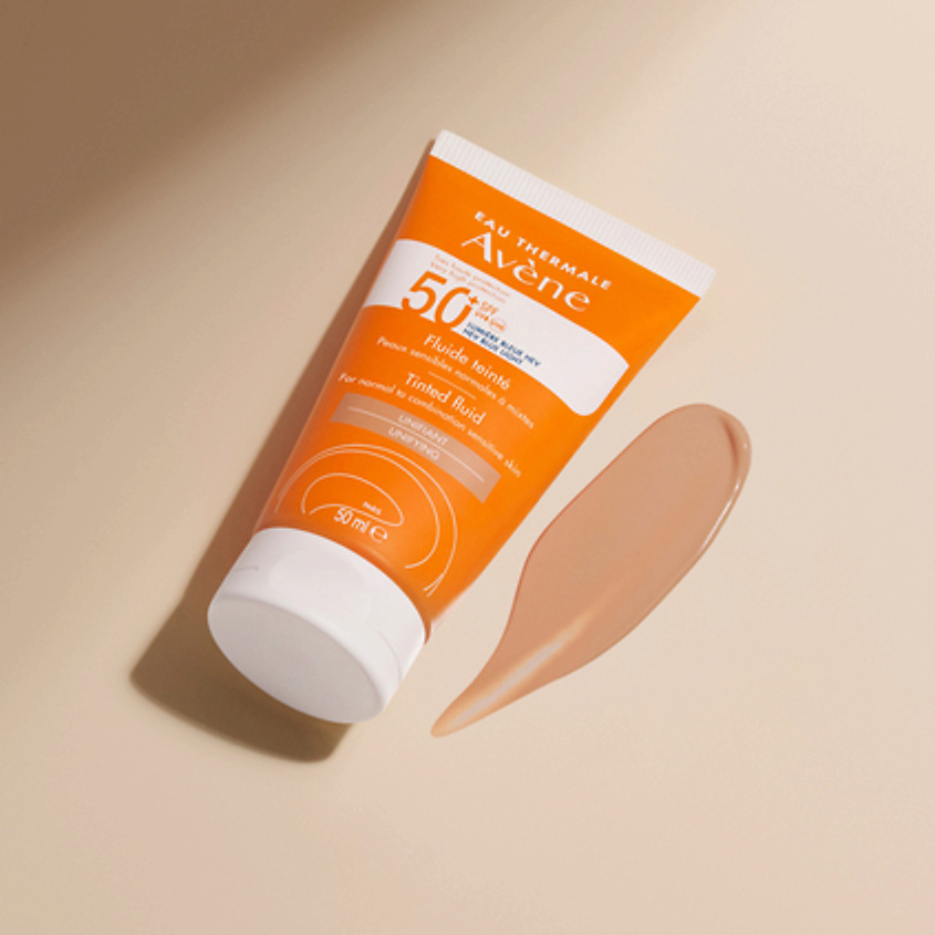 фото Avene крем солнцезащитный тонирующий spf 50+ very high protection tinted cream