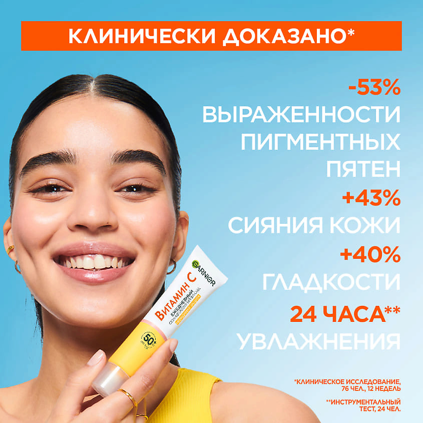 фото Garnier ежедневный солнцезащитный флюид невидимая защита spf 50+