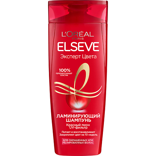Шампунь для волос ELSEVE Ламинирующий шампунь Эксперт Цвета, для окрашенных или мелированных волос Color Protect фото