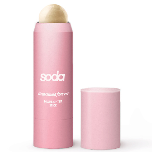 Хайлайтер для лица SODA HIGHLIGHTER STICK #mermaidsforever Хайлайтер-стик хайлайтеры sakura bando хайлайтер стик