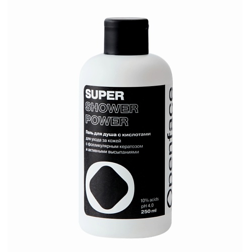 OPENFACE Усиленный гель для душа с кислотами Super Shower Power café mimi super food гель для душа угольный 370