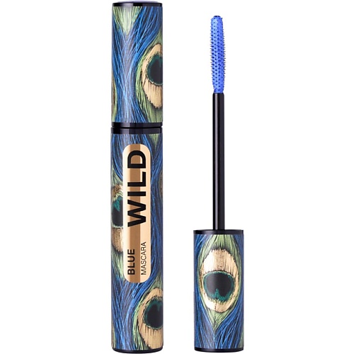 STELLARY Тушь для ресниц синяя, устойчивая, увеличивающая объем Mascara Wild Blue