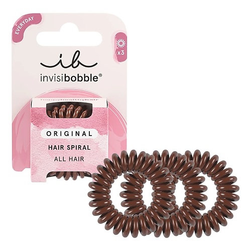 INVISIBOBBLE Резинка-браслет для волос Original Pretzel Brown invisibobble резинка браслет для волос invisibobble sprunchie slim bella chrome