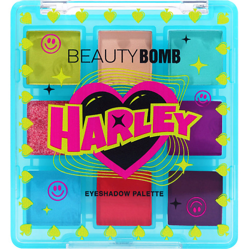 BEAUTY BOMB Палетка теней Harley лэтуаль палетка румян и хайлайтеров flower of beauty