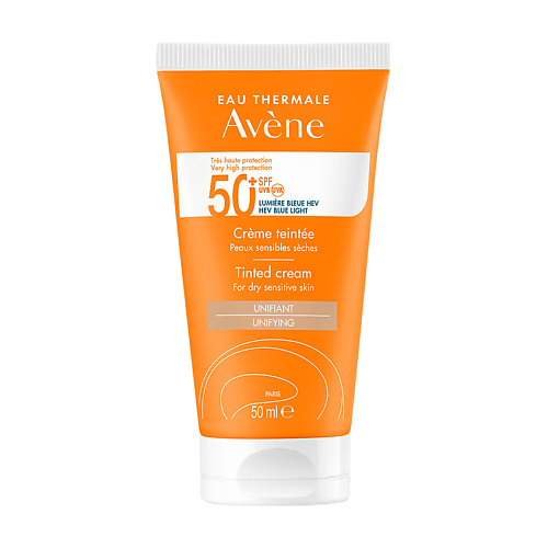 цена Солнцезащитный крем для лица AVENE Крем солнцезащитный тонирующий SPF 50+ Very High Protection Tinted Cream
