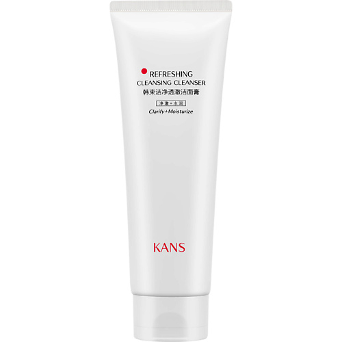 фото Kans освежающая кремовая пенка для умывания refreshing cleansing