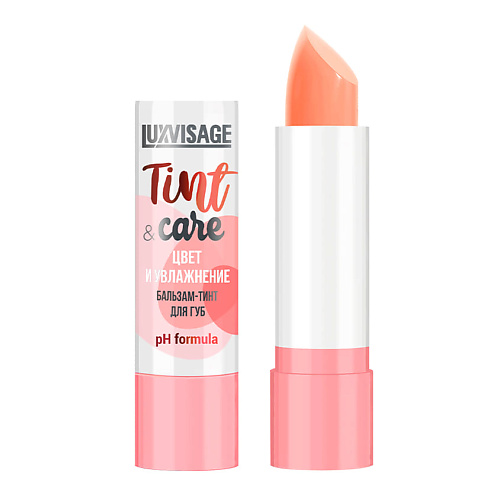 LUXVISAGE Бальзам-тинт для губ цвет и увлажнение Tint & Care pH Formula