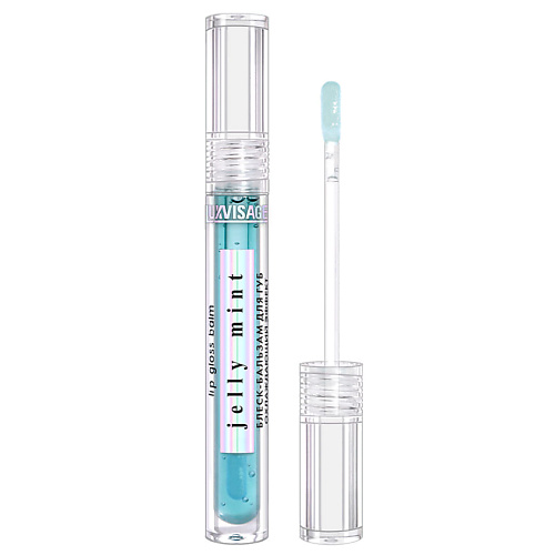 LUXVISAGE Блеск-бальзам для губ охлаждающий эффект Jelly Mint блеск для губ 4d full sensational lip gloss l026 03 охлаждающий перламутровый 5 5 мл